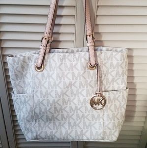 Michael Kors White Purse